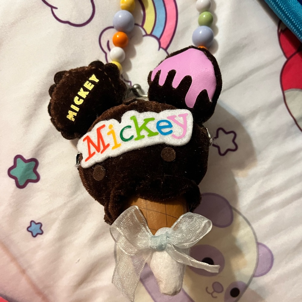 Mickey Mouse ice cream coin pouch